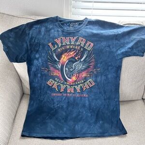 Vintage Liquid Blue Lynyrd Skynyrd Tie-Dye T-Shirt